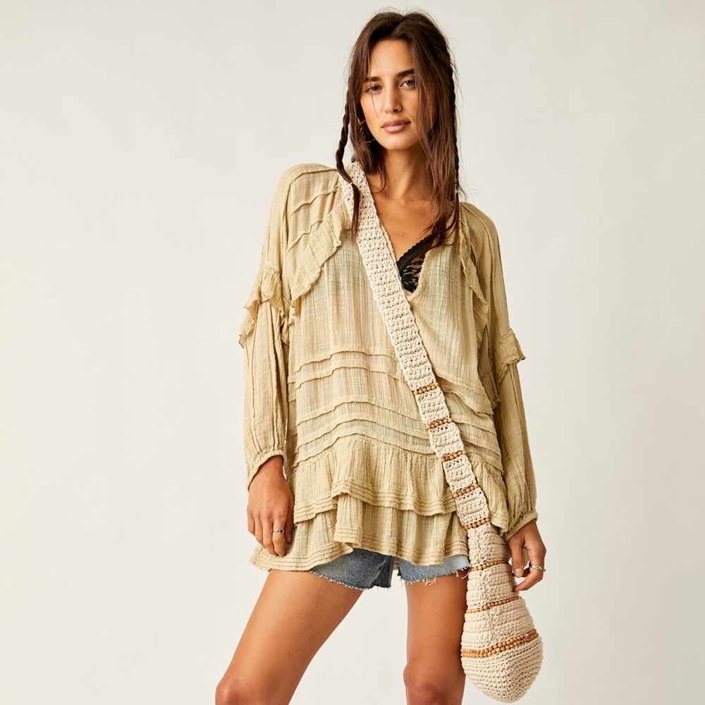 Free People Tamasi Tunic in Lichen